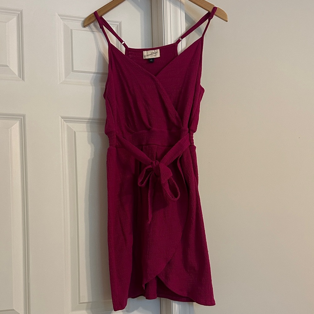 Universal Thread Magenta Wrap Mini Dress